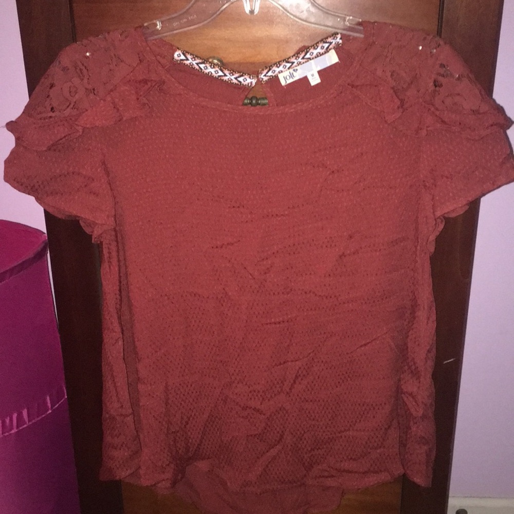Burnt orange shirt